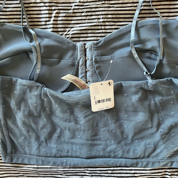 Free People Night Rhythm Cami size Large NWT - Picture 3 of 3